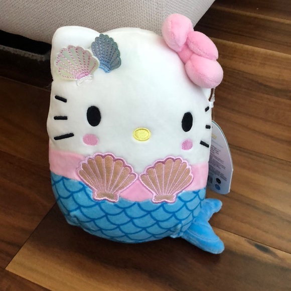 HELLO KITTY MERMAID 🧜🏻‍♀️ SQUISHMALLOWS NEW 7” - Picture 1 of 8